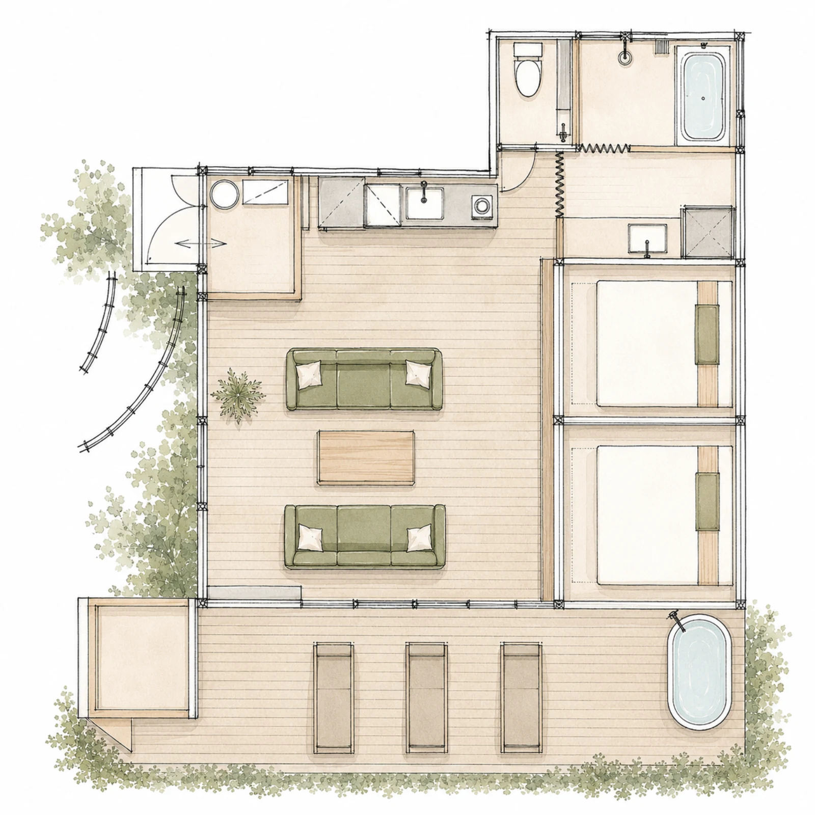 KOSelig JAPAN hotel Yakushimaの間取り図